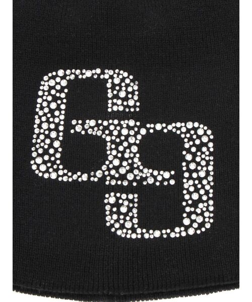 GYDA（ジェイダ）の「GG bijouニットCAP（ニットキャップ/ビーニー・レディース・オフホワイト/ブラック・FREE）」の19枚目の写真