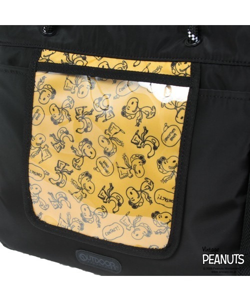 OUTDOOR PRODUCTS(アウトドアプロダクツ)の「2Way ポリエステル ロープショルダー PEANUTSコレクション スヌーピー(ショルダーバッグ・レディース・ライトグレー/ベージュ系その他/レオパード/ブラック・FREE)」の9枚目の写真
