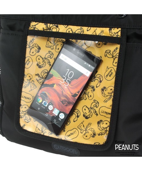 OUTDOOR PRODUCTS(アウトドアプロダクツ)の「2Way ポリエステル ロープショルダー PEANUTSコレクション スヌーピー(ショルダーバッグ・レディース・ライトグレー/ベージュ系その他/レオパード/ブラック・FREE)」の10枚目の写真