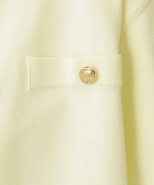 index（インデックス）の「ボクシークルーネックカーディガン【洗濯機OK】《5col》（カーディガン/ボレロ・レディース・ネイビー/オフホワイト/オレンジ系/ライトイエロー系・40/38/36）」の12枚目の写真