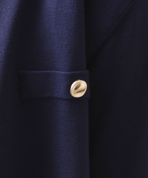 index（インデックス）の「ボクシークルーネックカーディガン【洗濯機OK】《5col》（カーディガン/ボレロ・レディース・ネイビー/オフホワイト/オレンジ系/ライトイエロー系・40/38/36）」の20枚目の写真