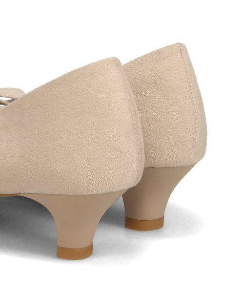 WA ORiental TRaffic（ダブルエーオリエンタルトラフィック）の「2way リボン ミドル ヒール パンプス /62108（パンプス・レディース・ベージュ/ブラック/ピンク・39/38/37/36/35/40）」の15枚目の写真