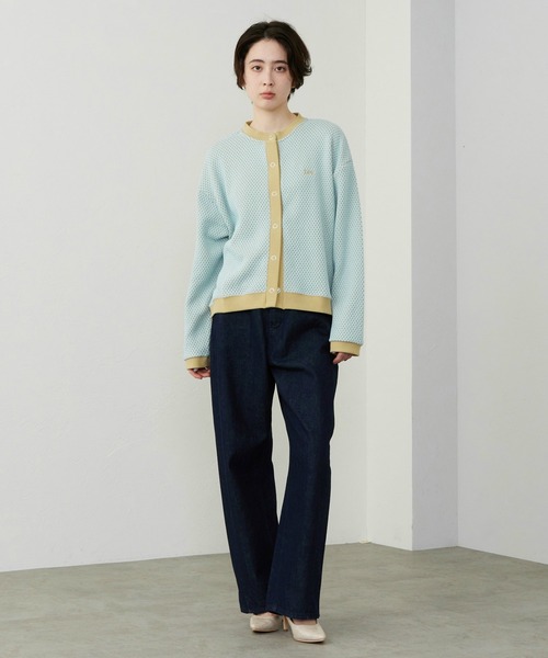 Lee（リー）の「ニットジャガードカーディガン（その他トップス・レディース・ブラック/オレンジ/グリーン・MEDIUM）」の20枚目の写真