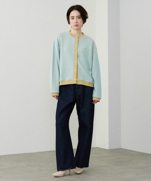 Lee（リー）の「ニットジャガードカーディガン（その他トップス・レディース・ブラック/オレンジ/グリーン・MEDIUM）」の19枚目の写真