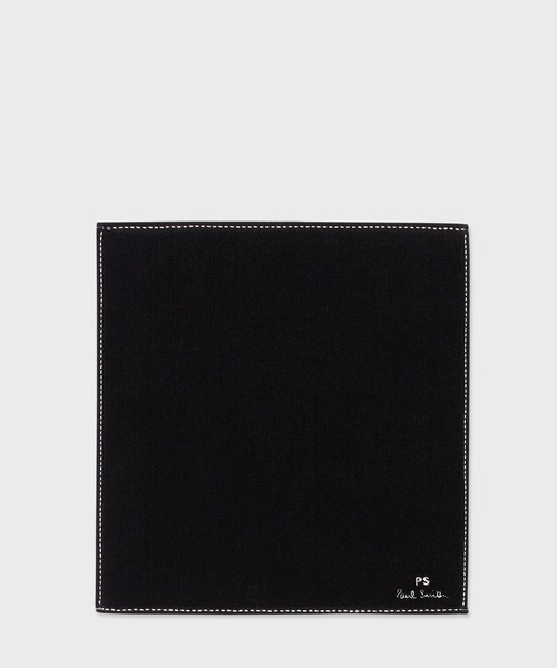 PS Paul Smith(ピーエスポールスミス)の「PS Paul Smith タオルハンカチ【553361 THANK】(ハンカチ/ハンドタオル・メンズ・ネイビー/ダークグリーン/ブラック・FREE)」の2枚目の写真