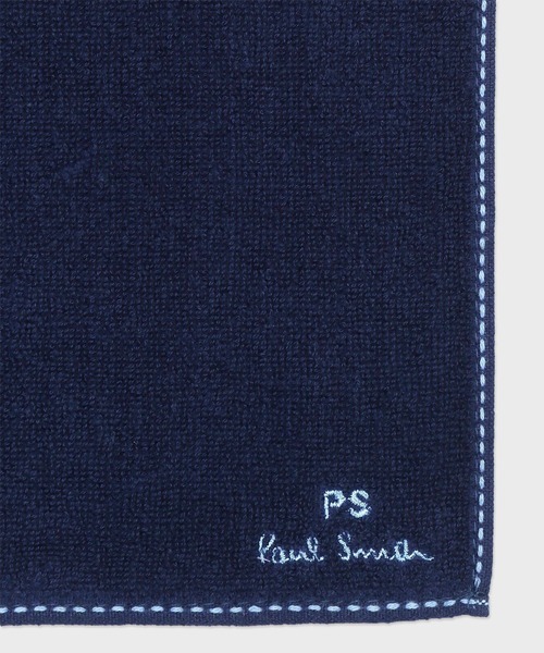 PS Paul Smith(ピーエスポールスミス)の「PS Paul Smith タオルハンカチ【553361 THANK】(ハンカチ/ハンドタオル・メンズ・ネイビー/ダークグリーン/ブラック・FREE)」の5枚目の写真