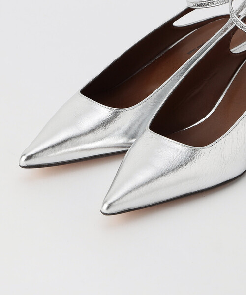 K.T KIYOKO TAKASE（キヨコタカセ）の「アンクルストラップ パンプス（パンプス・レディース・シルバー・L/M）」の5枚目の写真