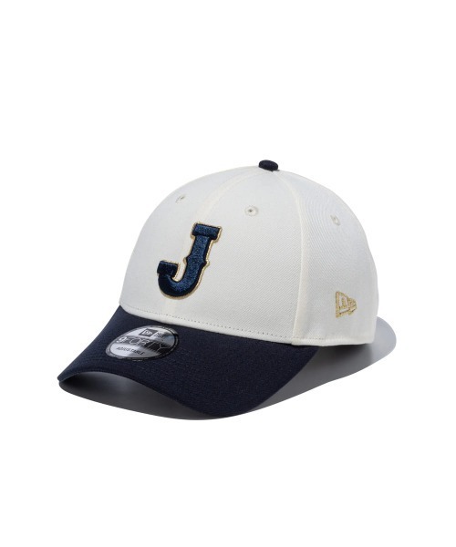 NEW ERA(ニューエラ)の「NEW ERA 940 J LOGO SIDE JAPAN / ニューエラ(キャップ・レディース・クリーム/ネイビー・FREE)」の5枚目の写真