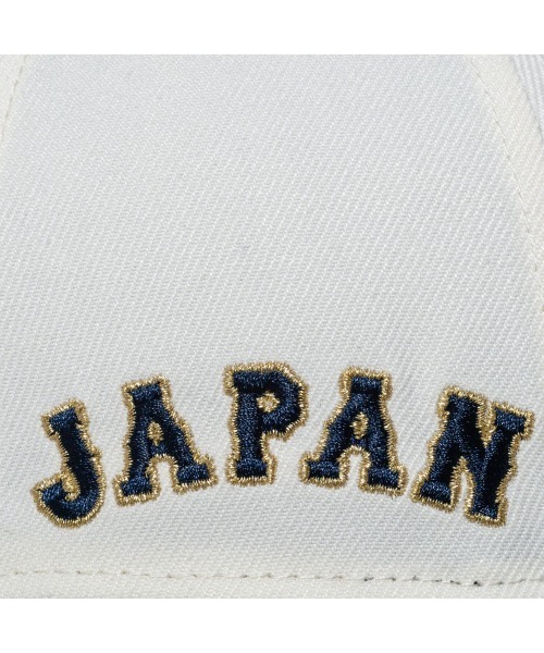 NEW ERA(ニューエラ)の「NEW ERA 940 J LOGO SIDE JAPAN / ニューエラ(キャップ・レディース・クリーム/ネイビー・FREE)」の9枚目の写真