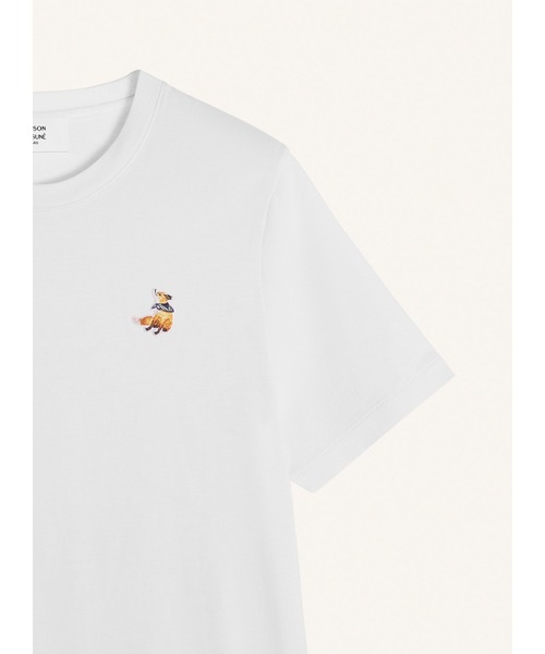 Maison Kitsune(メゾンキツネ)の「DREAMING FOX REGULAR TEE-SHIRT(Tシャツ/カットソー・レディース・ベビーピンク/ホワイト・XS/S/M/L/XL)」の10枚目の写真