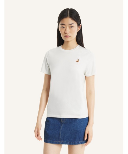 Maison Kitsune(メゾンキツネ)の「DREAMING FOX REGULAR TEE-SHIRT(Tシャツ/カットソー・レディース・ベビーピンク/ホワイト・XS/S/M/L/XL)」の12枚目の写真