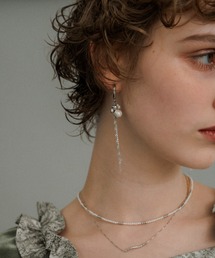 Threader Pearl Earring