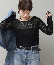 The rejoice（ザ リジョイス）の「２ＷＡＹストレッチレースカットソー（Tシャツ/カットソー）」