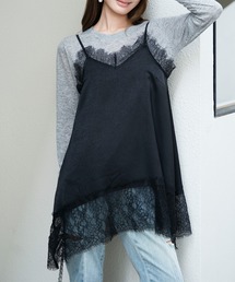 by LEGNA（バイレグナ）の「裾レースキャミソール（キャミソール）」