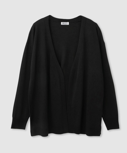 Mac-House(マックハウス)の「FreeNature トッパーカーディガン&Tシャツアンサンブル(ニット/セーター・レディース・ブラック/グレー/グレイッシュベージュ/ライトブルー・L/M)」の6枚目の写真