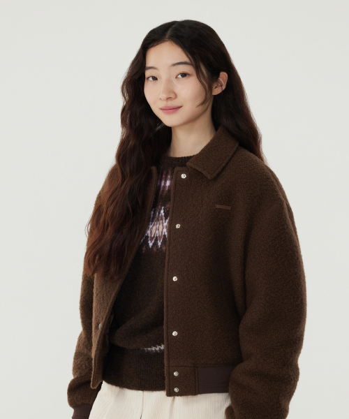COVERNAT WOMAN（カバーナットウーマン）の「ウィメンズウールバスティジャケット ダークネイビー（その他アウター・レディース・その他・WS/WM）」の8枚目の写真
