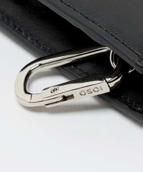 UNITED ARROWS（ユナイテッドアローズ）の「【別注】＜OSOI＞スタッズ ハーフウォレット（財布・レディース・レッド/ブラック・FREE）」の7枚目の写真