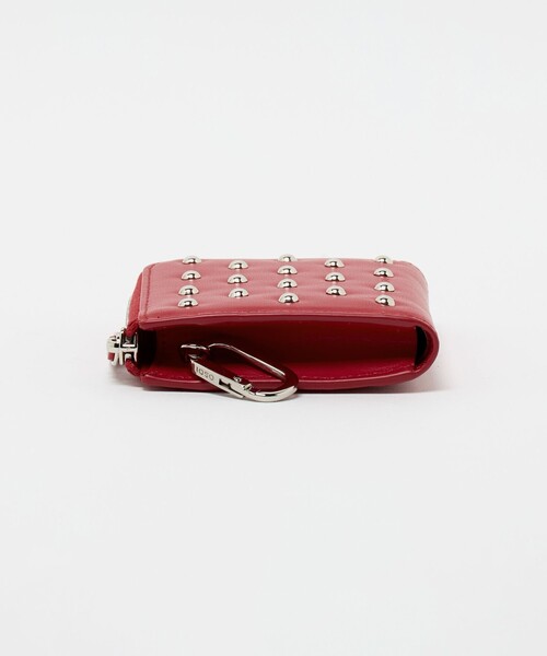 UNITED ARROWS（ユナイテッドアローズ）の「【別注】＜OSOI＞スタッズ ハーフウォレット（財布・レディース・レッド/ブラック・FREE）」の14枚目の写真