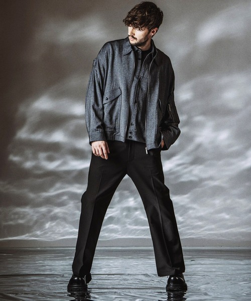 NO ID.（ノーアイディ）の「【NO ID.】Wide Leg Pants / ワイドレッグトラウザーズ（その他パンツ・メンズ・ブラック/グレー・2/1）」の12枚目の写真