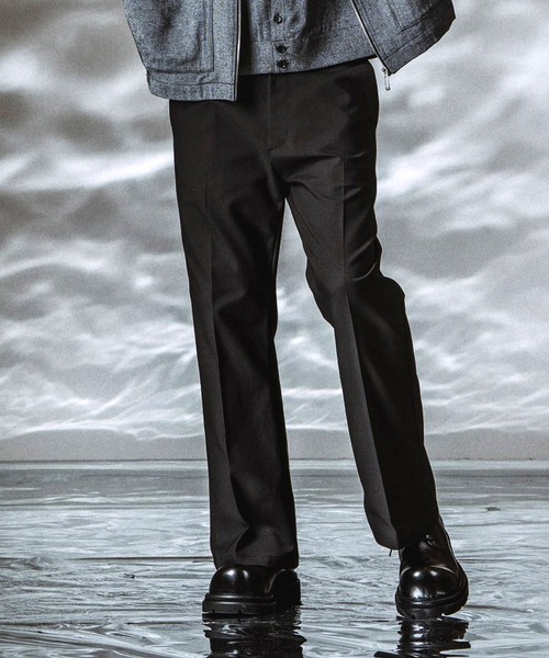 NO ID.（ノーアイディ）の「【NO ID.】Wide Leg Pants / ワイドレッグトラウザーズ（その他パンツ・メンズ・ブラック/グレー・2/1）」の8枚目の写真