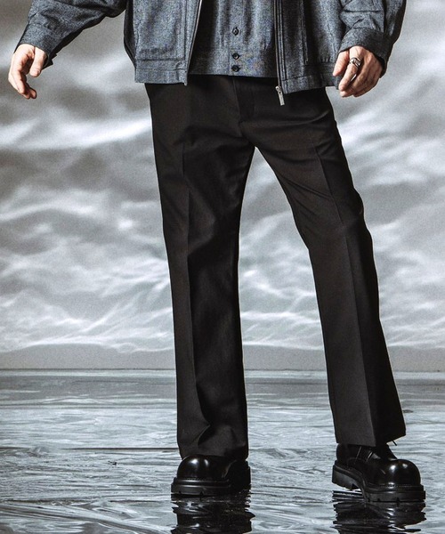 NO ID.（ノーアイディ）の「【NO ID.】Wide Leg Pants / ワイドレッグトラウザーズ（その他パンツ・メンズ・ブラック/グレー・2/1）」の9枚目の写真