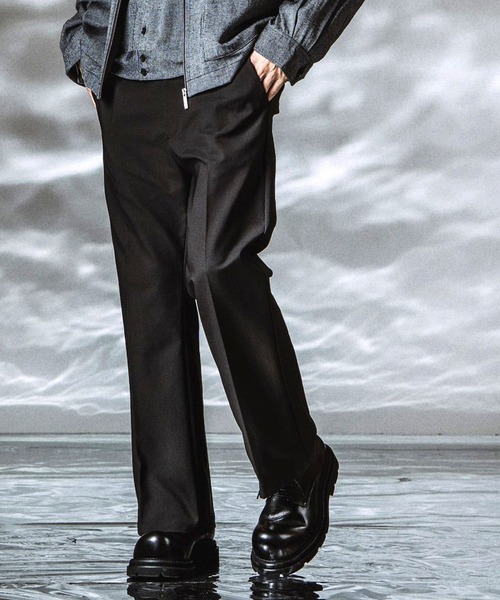 NO ID.（ノーアイディ）の「【NO ID.】Wide Leg Pants / ワイドレッグトラウザーズ（その他パンツ・メンズ・ブラック/グレー・2/1）」の17枚目の写真