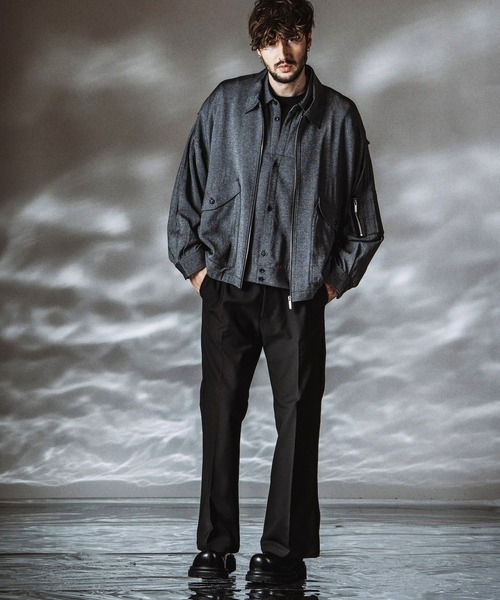 NO ID.（ノーアイディ）の「【NO ID.】Wide Leg Pants / ワイドレッグトラウザーズ（その他パンツ・メンズ・ブラック/グレー・2/1）」の14枚目の写真