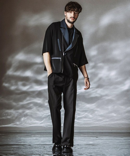 NO ID.（ノーアイディ）の「【NO ID.】Wide Leg Pants / ワイドレッグトラウザーズ（その他パンツ・メンズ・ブラック/グレー・2/1）」の22枚目の写真