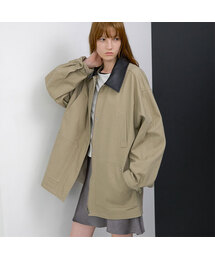 CORA LEATHER COTTON JACKET (CT-1482)