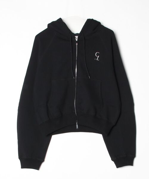 CLANE（クラネ）の「LOGO COMPACT ZIP UP HOODIE（Tシャツ/カットソー・メンズ・ブラック/ホワイト・2）」の2枚目の写真