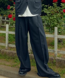 KHOKI（コッキ）の「【KHOKI/コッキ】Pleated Stripe Summer Wool Pants（スラックス）」