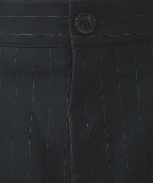 KHOKI(コッキ)の「【KHOKI/コッキ】Pleated Stripe Summer Wool Pants(スラックス・メンズ・ブラック/グレー/ベージュ・2/1)」の21枚目の写真