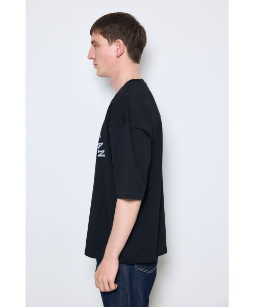AZUL by moussy(アズールバイマウジー)の「No.88ナンバリングトップス(Tシャツ/カットソー・メンズ・ホワイト/グレー/ライトイエロー/ブラック・MEDIUM/SMALL/LARGE)」の13枚目の写真