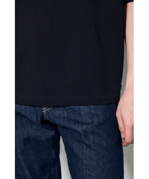 AZUL by moussy(アズールバイマウジー)の「No.88ナンバリングトップス(Tシャツ/カットソー・メンズ・ホワイト/グレー/ライトイエロー/ブラック・MEDIUM/SMALL/LARGE)」の18枚目の写真