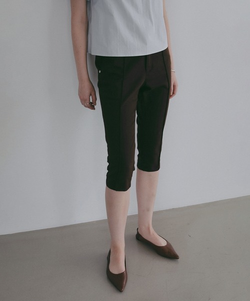 Stretchカプリパンツ　M STRETCH CAPRI PANTS（その他パンツ）｜MANOF（マノフ）のファッション