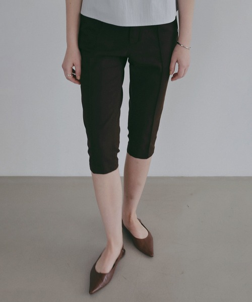 MANOF(マノフ)の「STRETCH CAPRI PANTS(その他パンツ・レディース・ブラウン/ブラック・S/M)」の12枚目の写真