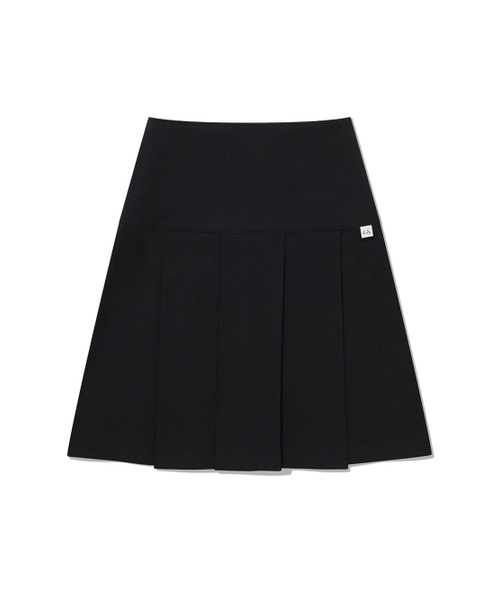 UGLY SHADOW（アグリーシャドウ）の「BUTTON DOUBLE PLEATED MIDI SKIRT(BLACK)（スカート・レディース・その他・MEDIUM/SMALL）」の4枚目の写真