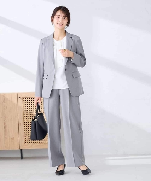 a.v.v(アーヴェヴェ)の「【洗える/UVカット】リネンライクストレッチワイドパンツ(その他パンツ・レディース・ベージュ/グレー/ネイビー・40/38/42/36/34)」の20枚目の写真