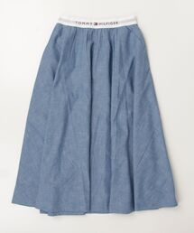 TOMMY HILFIGER | シャンブレーミディスカート(スカート)