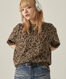 Snap club（スナップクラブ）の「【Snap club】クロップド ワッフル 半袖 ヘンリーネックTシャツ（Tシャツ/カットソー）」