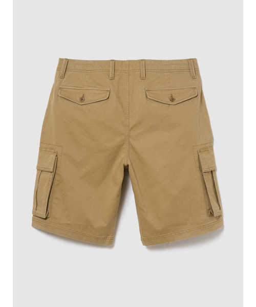 STONE  ベージュカーゴショートパンツ セール】11インチ エッセンシャル カーゴショートパンツ（カーゴパンツ