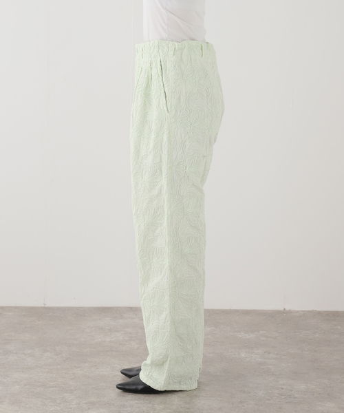 SEEALL（シーオール）の「SEEALL ESSENTIAL EASY PANTS SAU63 PT382：パンツ（その他パンツ・レディース・グリーン・44）」の2枚目の写真