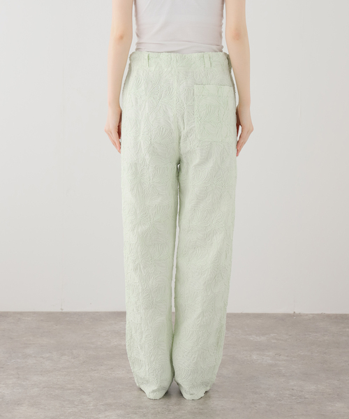 SEEALL（シーオール）の「SEEALL ESSENTIAL EASY PANTS SAU63 PT382：パンツ（その他パンツ・レディース・グリーン・44）」の3枚目の写真