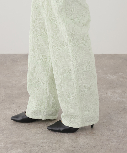 SEEALL（シーオール）の「SEEALL ESSENTIAL EASY PANTS SAU63 PT382：パンツ（その他パンツ・レディース・グリーン・44）」の6枚目の写真