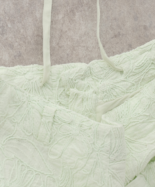 SEEALL（シーオール）の「SEEALL ESSENTIAL EASY PANTS SAU63 PT382：パンツ（その他パンツ・レディース・グリーン・44）」の8枚目の写真