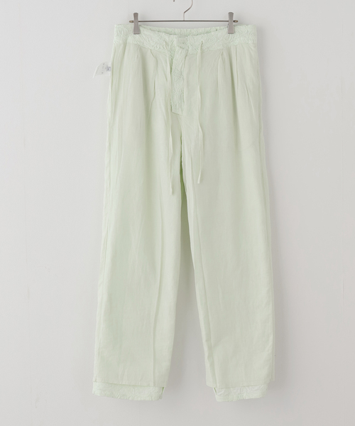 SEEALL（シーオール）の「SEEALL ESSENTIAL EASY PANTS SAU63 PT382：パンツ（その他パンツ・レディース・グリーン・44）」の9枚目の写真