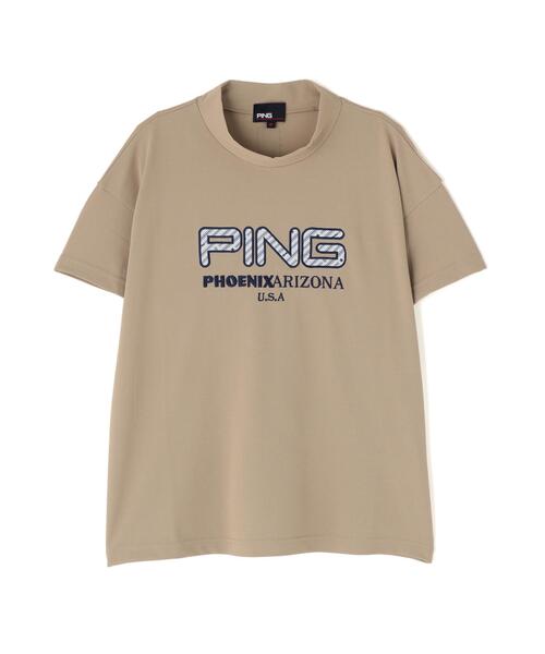PING(ピン)の「【PING APPAREL】アップリケ半袖ハイネックシャツ <NATIVE> (LADIES)(Tシャツ/カットソー・レディース・ブルー/ネイビー/ベージュ/ホワイト・M/S/L/LL)」の16枚目の写真