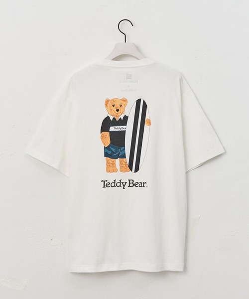 COLONY 2139（コロニートゥーワンスリーナイン）の「ConVenir/コンサーフボードテディベアポケットTEE（Tシャツ/カットソー・メンズ・ホワイト/ブラック・LARGE/MEDIUM/SMALL）」の2枚目の写真