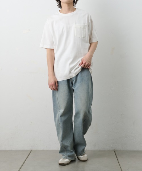 COLONY 2139（コロニートゥーワンスリーナイン）の「ConVenir/コンサーフボードテディベアポケットTEE（Tシャツ/カットソー・メンズ・ホワイト/ブラック・LARGE/MEDIUM/SMALL）」の15枚目の写真