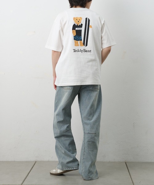 COLONY 2139（コロニートゥーワンスリーナイン）の「ConVenir/コンサーフボードテディベアポケットTEE（Tシャツ/カットソー・メンズ・ホワイト/ブラック・LARGE/MEDIUM/SMALL）」の17枚目の写真